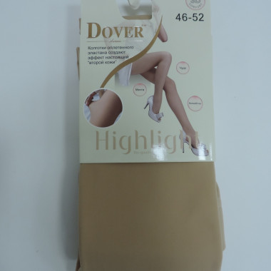 Колготки DOVER classic эффект второй кожи арт.8794, цв. телесный - 1